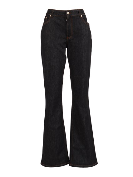 FABIANA FILIPPI PANTALONE 5 TASCHE BOOTCUT SLIM FIT IN DENIM ANTRACITE COLOR ANTRACITE