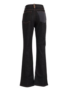 FABIANA FILIPPI PANTALONE 5 TASCHE BOOTCUT SLIM FIT IN DENIM ANTRACITE COLOR ANTRACITE
