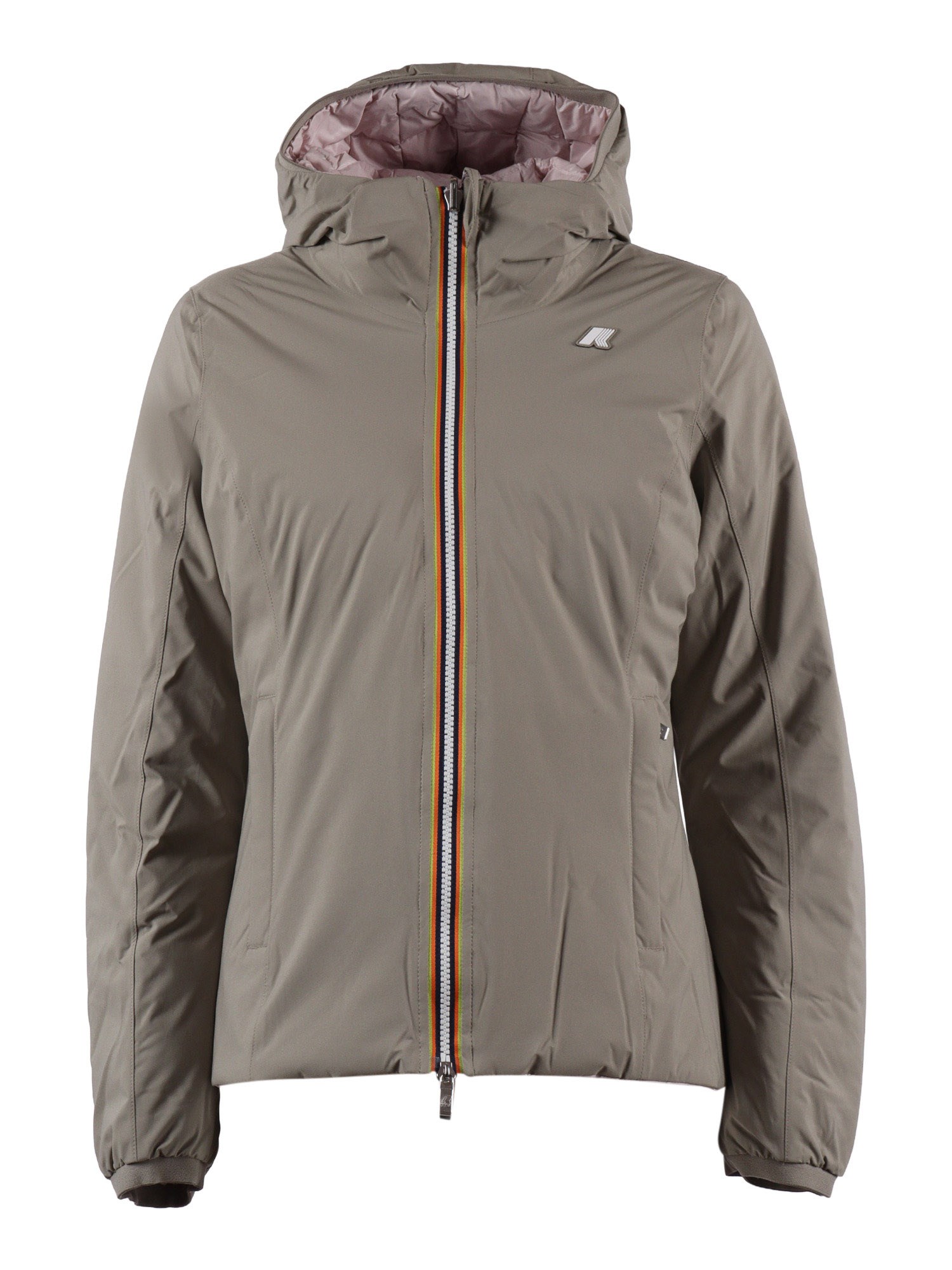 K-way Lily St Thermo Reversible Down Jacket In Gray
