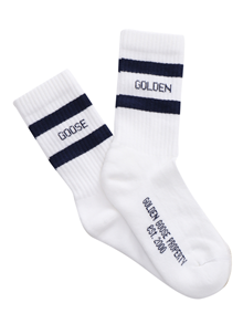 Golden Goose KIDS' SOCKS HIGH RIB/ STRIPES/ GOLDEN GOOSE