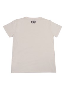Golden Goose STAR UNISEX T-SHIRT COTTON JERSEY WITH METALLIC PRINT