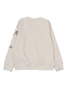 Golden Goose JOURNEY  UNISEX CREW NECK SWEATSHIRT BLEND COTTON FLEECE WITH PRINTED AND EMBROIDERED DOODLES