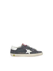 Golden Goose OLD SCHOOL SUEDE UPPER AND STRAP SHINY LEATHER STAR AND HEEL