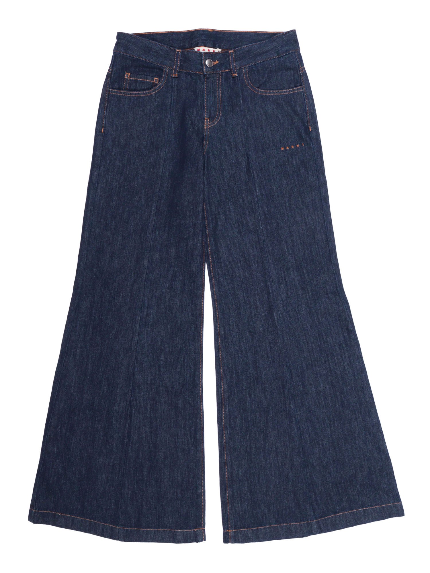 Marni Kids Mp251f Pantaloni In Blue