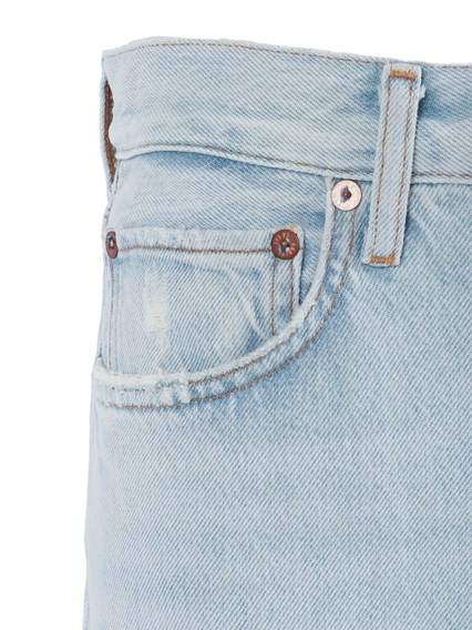 AGOLDE 90'S CROP MID RISE LOOSE STR