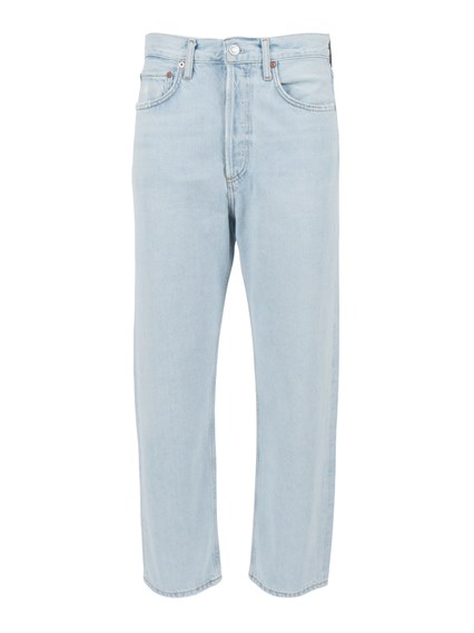 AGOLDE 90'S CROP MID RISE LOOSE STR