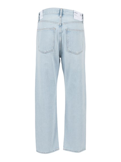 AGOLDE 90'S CROP MID RISE LOOSE STR