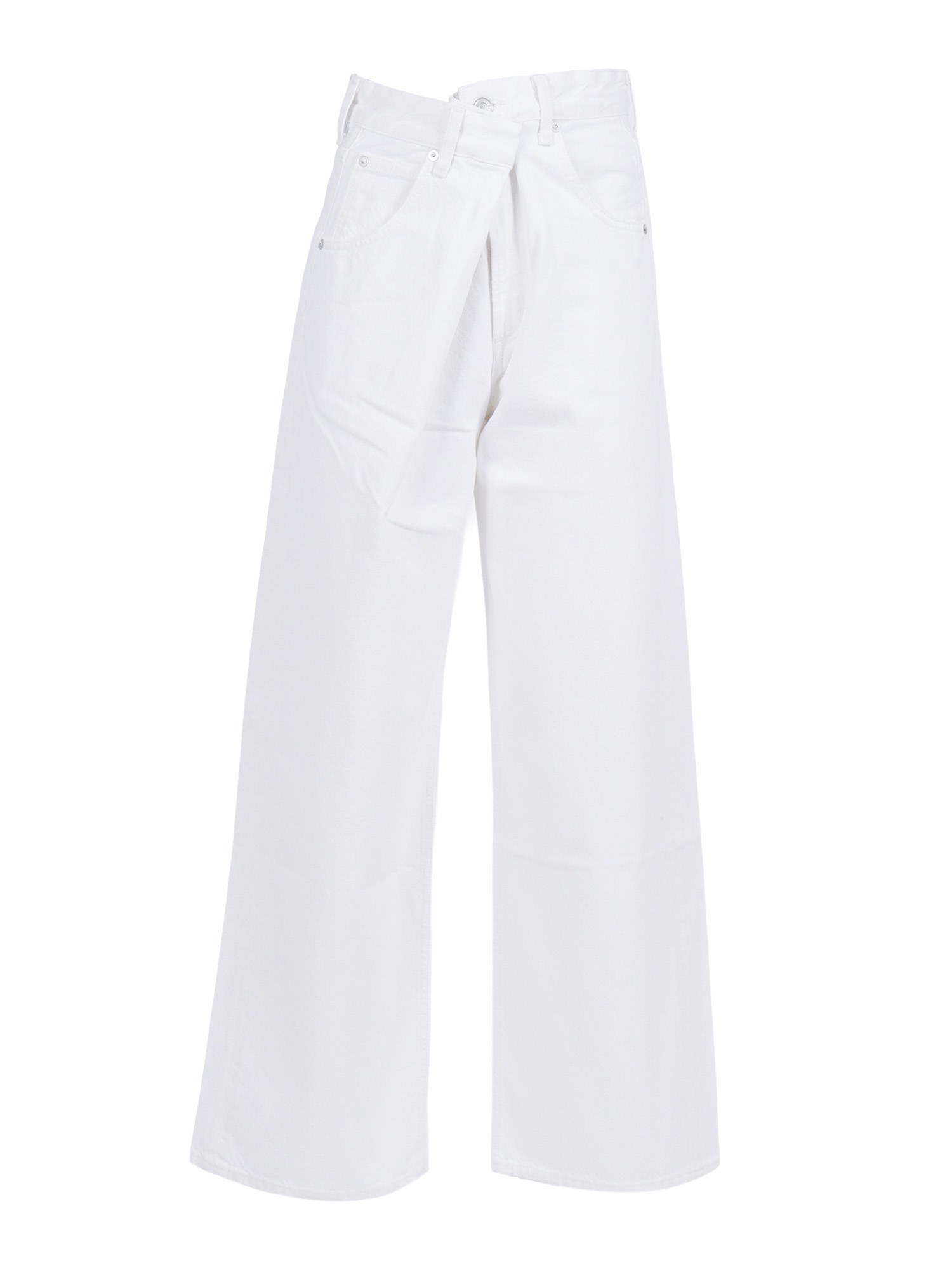 Agolde Vana Fold Jeans In White
