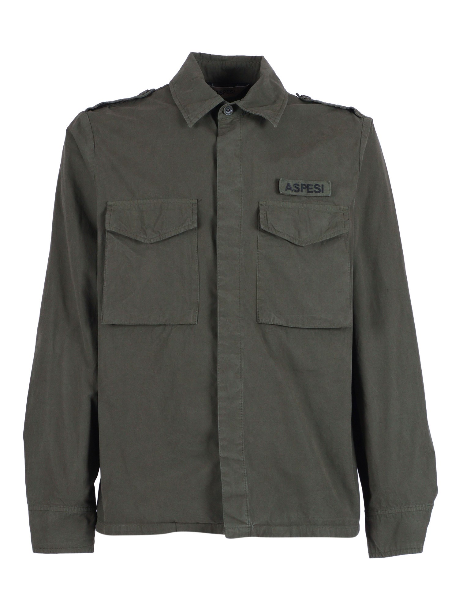 Aspesi Camicia Uomo In Green