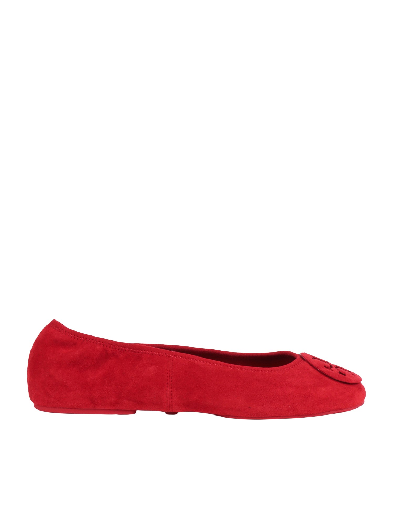 Tory Burch Reva Travel Ballet In Red