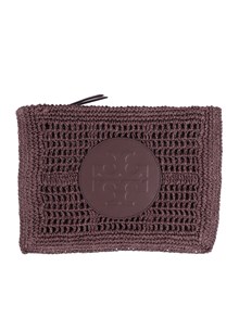 TORY BURCH Ella Hand-Crocheted Pouch