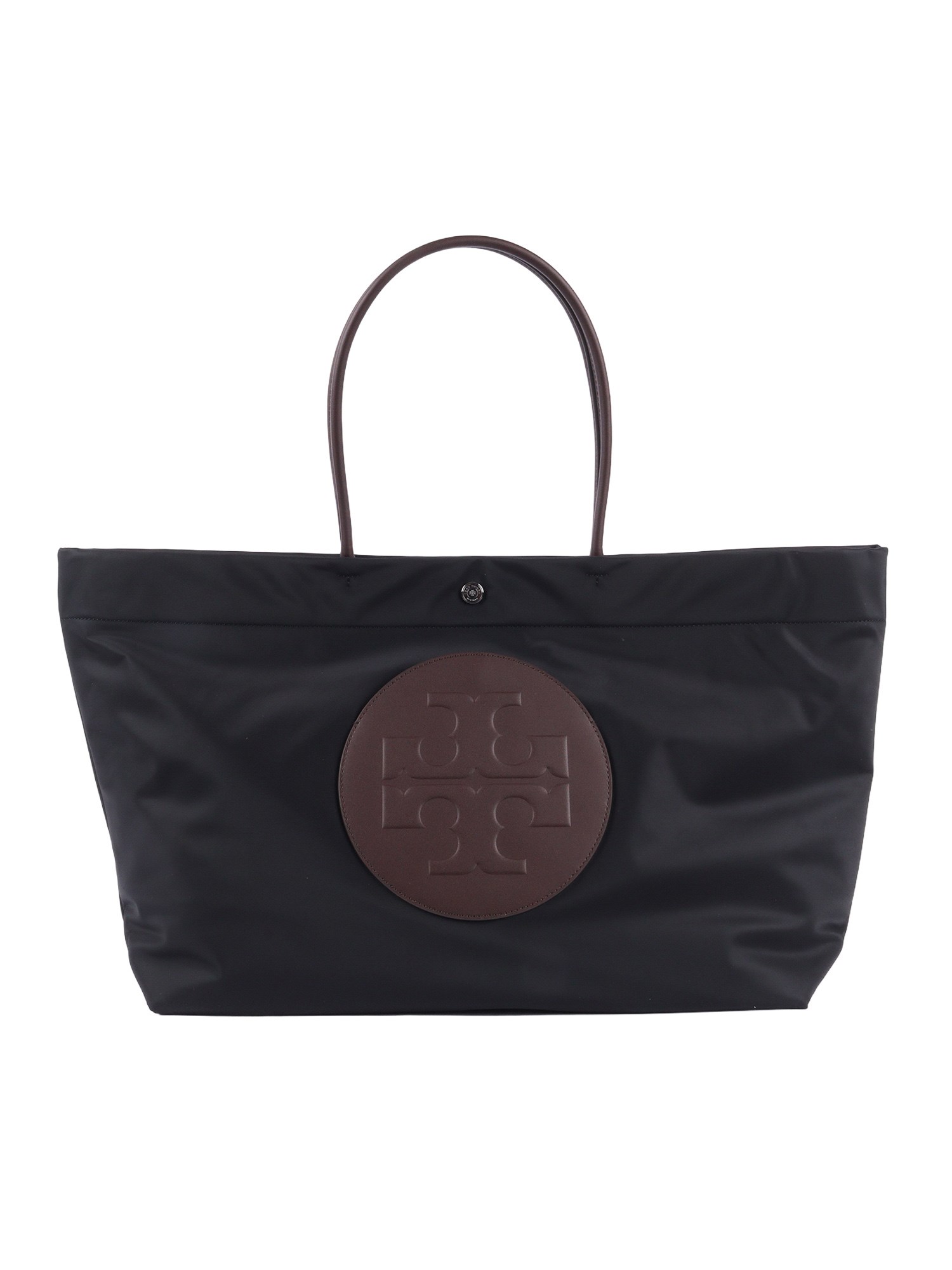 Tory Burch Ella Twist Mini Shoulder Bag In Black