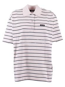 ROTATE JERSEY POLO SHIRT Orchid Ice comb. (Loose fit)