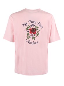 Dr�le De Monsieur LIGHT PINK T-Shirt Slogan Rose