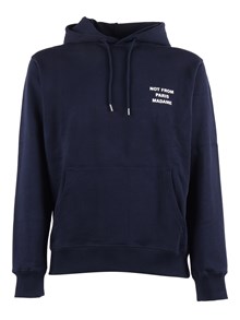 Dr�le De Monsieur NAVY Bold Slogan Hoodie