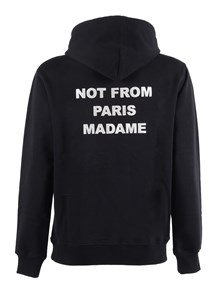 Dr�le De Monsieur BLACK Bold Slogan Hoodie