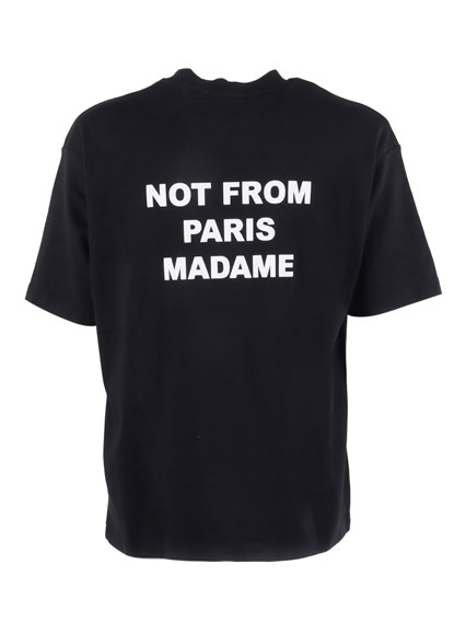 Dr�le De Monsieur BLACK Bold Slogan T-shirt