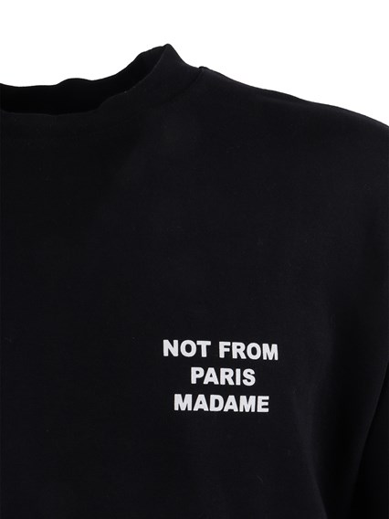 Dr�le De Monsieur BLACK Bold Slogan T-shirt