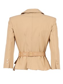 ELISABETTA FRANCHI JACKET WITH BELT