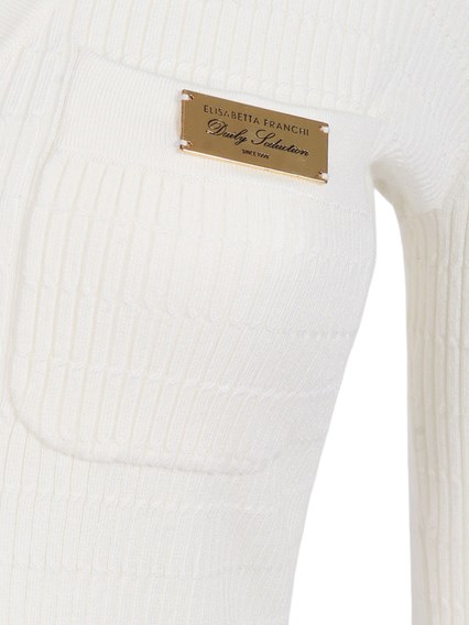 ELISABETTA FRANCHI KNITTED TOP