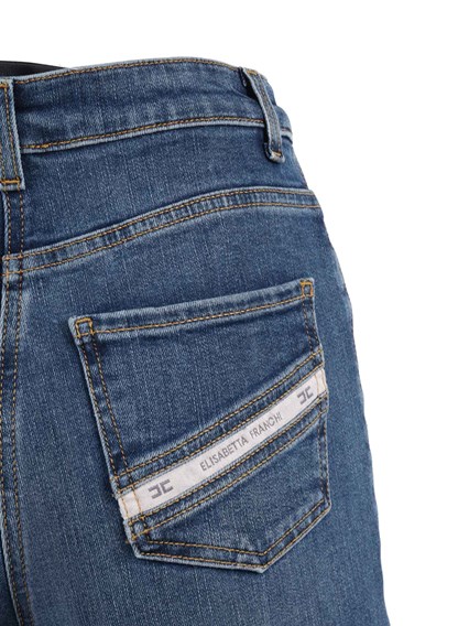 ELISABETTA FRANCHI JEANS-STYLE TROUSERS
