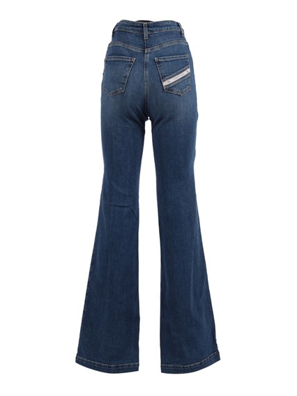 ELISABETTA FRANCHI JEANS-STYLE TROUSERS