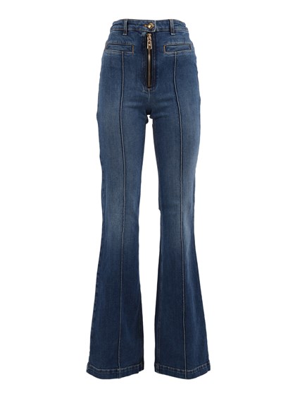 ELISABETTA FRANCHI JEANS-STYLE TROUSERS