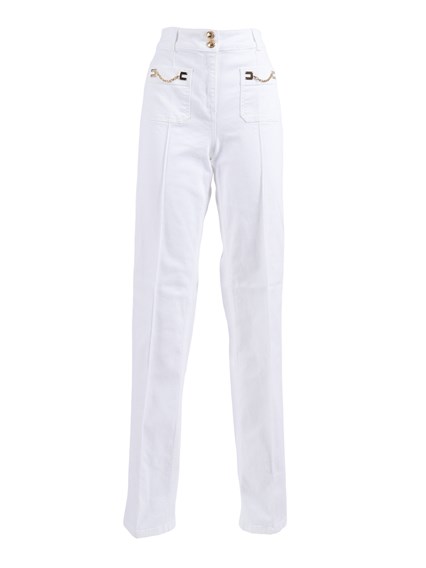 ELISABETTA FRANCHI JEANS-STYLE TROUSERS