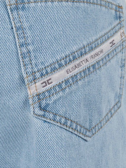 ELISABETTA FRANCHI JEANS-STYLE TROUSERS