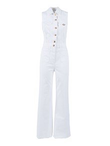 ELISABETTA FRANCHI PLAYSUIT WITH DENIM TOP AND SHORTS