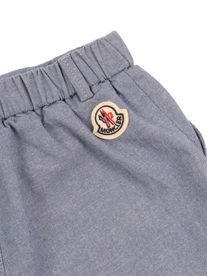 Moncler Baby MEDIUM BLUE SHORTS