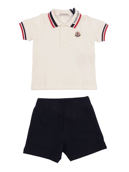 Moncler Baby WHITE KNITWEAR CLOTHING ENSEMBLE