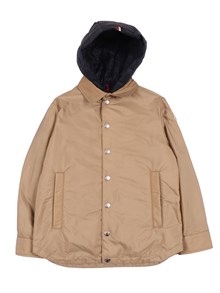 Moncler Enfant MEDIUM BEIGE ADIL SHIRT JACKET