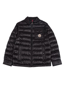 Moncler Enfant BLACK MOURILLON SHIRT JACKET