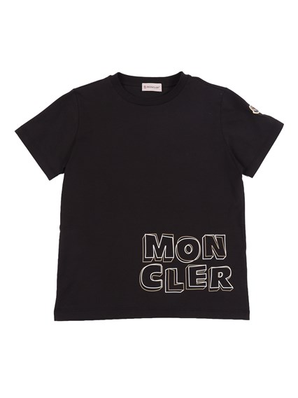 Moncler Enfant BLACK SS T-SHIRT