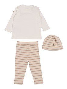 Moncler Baby PASTEL BROWN CLOTHING ENSEMBLE + BOX