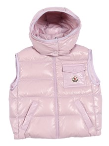 Moncler Enfant OPEN PINK KAMILE VEST