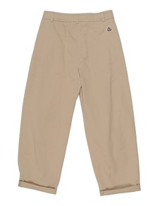 Moncler Enfant LIGHT BEIGE TROUSERS