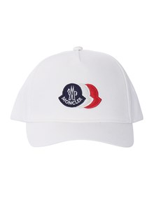 Moncler Enfant WHITE BASEBALL CAP
