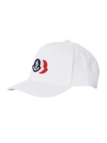 Moncler Enfant WHITE BASEBALL CAP