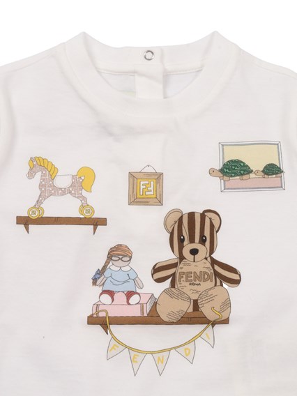 Fendi Jr JERSEY T-SHIRT