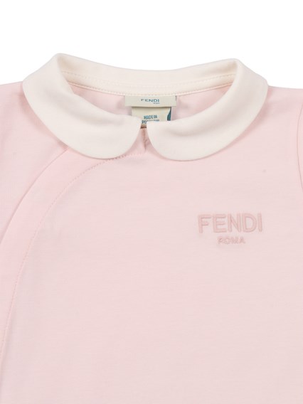 Fendi Jr STRETCH JERSEY ROMPER