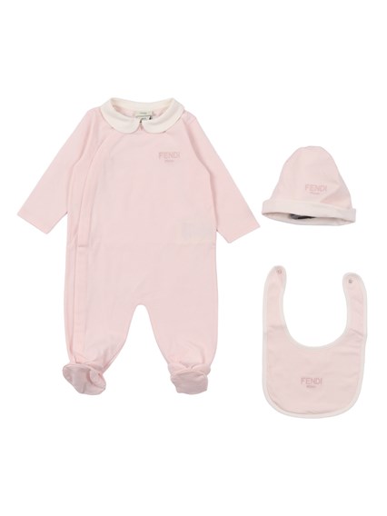 Fendi Jr STRETCH JERSEY ROMPER