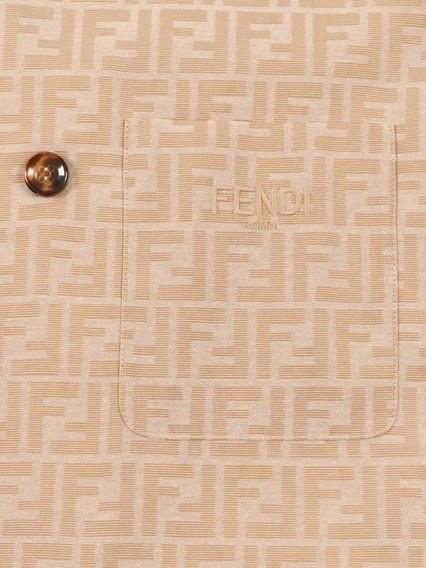 Fendi Jr FF CANVAS JACKET