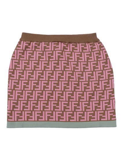 Fendi Jr DOUBLE COTTON SKIRT