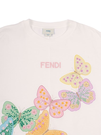 FENDI JR T-SHIRT JERSEY TINTO