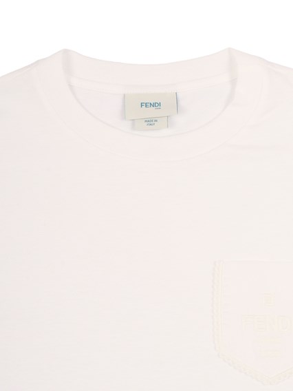 Fendi Jr T-SHIRT JERSEY TINTO