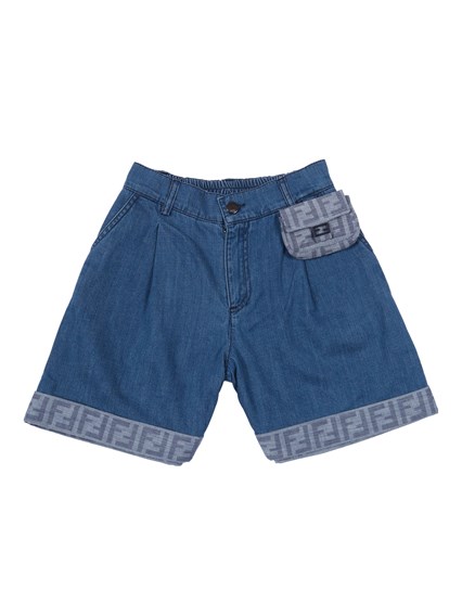 Fendi Jr DENIM SHORT