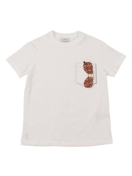 Fendi Jr T-SHIRT JERSEY TINTO