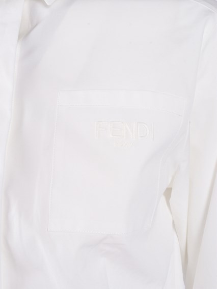 Fendi Jr FF CANVAS DRESS